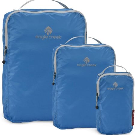 Eagle Creek Pack-It Specter Packing Cubes Set XS/S/M - Durable, Ultra-Lightweight and Water-Resistant Ripstop Fabric Suitcase Organizer Bags for Clothing and Gear, Brilliant Blue
