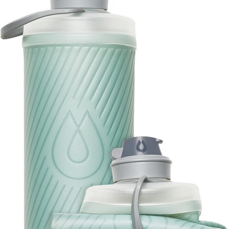 HydraPak Flux - Collapsible Backpacking Water Bottle (750ml, 1L, 1.5L) - BPA Free, Ultra Light, Spill-Proof Twist Cap